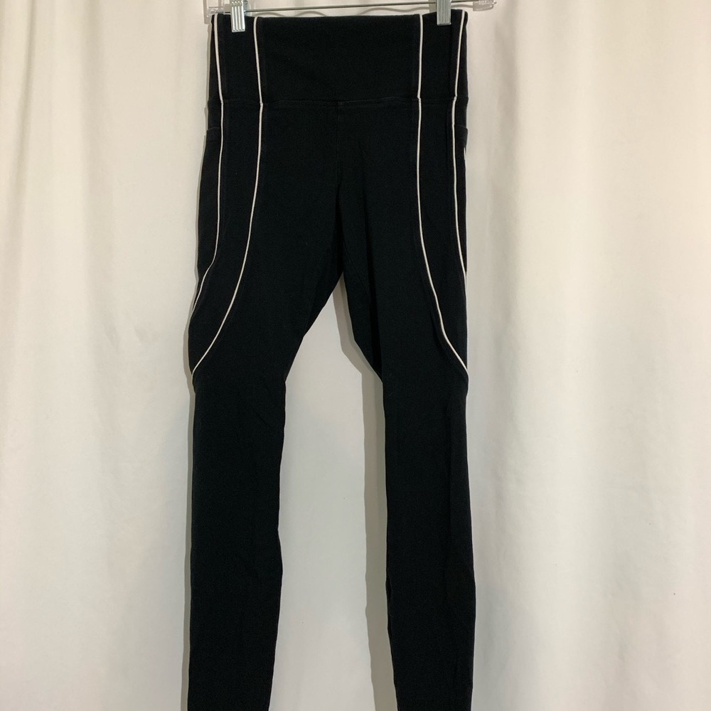 Pink high waisted leggings